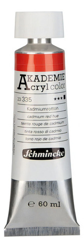 Tinta Acrílica Schmincke Akademie 60ml 335 Cadmium Red Hue