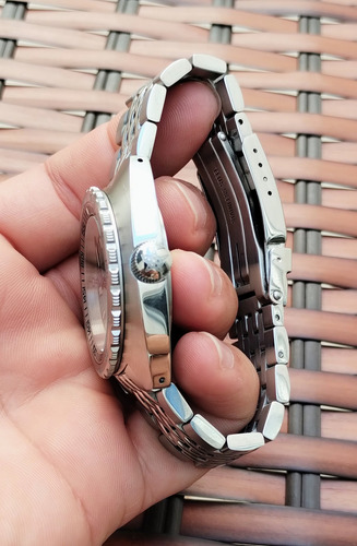 Relógio Seestern S406 V3 Automático 200m Homage Doxa (usado) Prateado Prateado Azul-claro
