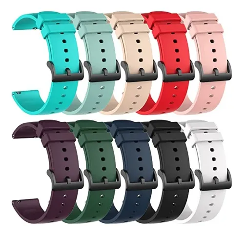 Comprar Correa de repuesto para reloj Amazfit GTR Mini GTS 4, banda de  silicona + funda protectora de TPU suave, cobertura completa para Amazfit  Bip 3 Pro GTS 3