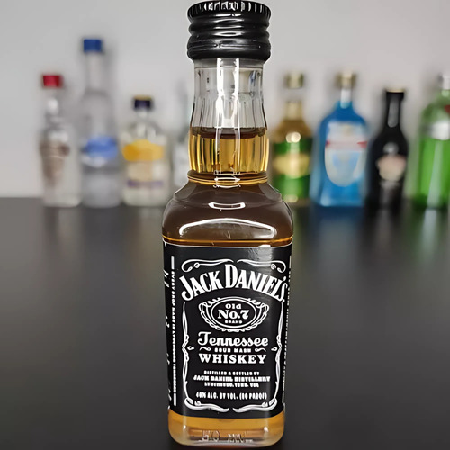 20 Mini Whisky Jack Daniel`s Tenesse Plástico Casamento