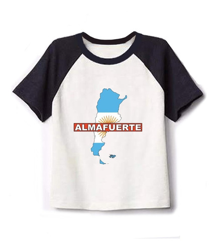 Remera Combinada Almafuerte ! Rock-metal-niños-