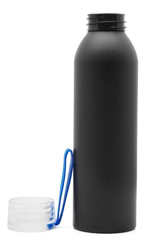 Imagen 2 de 10 de Botella Aluminio Tahg Alu 600 Ml Negro - Azul I Giveaway