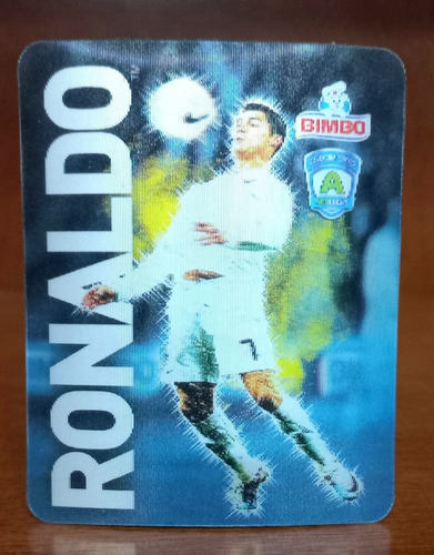 Cristiano Ronaldo Estampa Coleccionable Bimbo 3 D