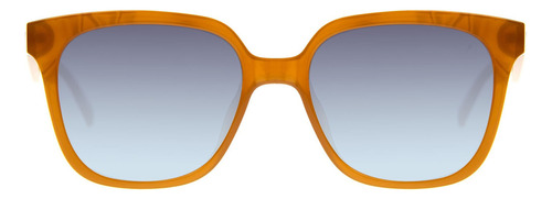Óculos De Sol Feminino Yawanawa Alok Quadrado Degradê Azul