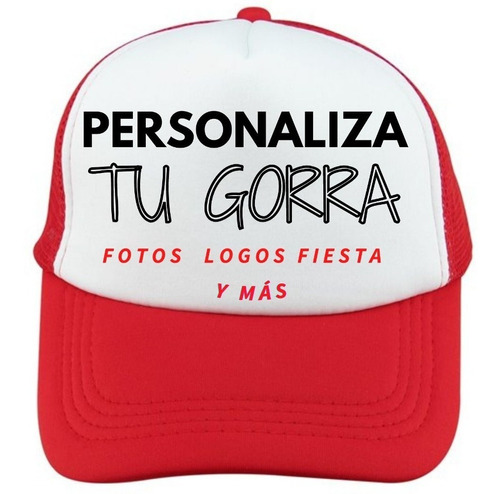 Gorra Personalizada Sublimada Para Niños Y Adultos