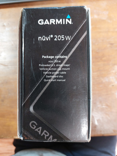 Garmin Nüvi 205w Gps Portátil Negro Argentina/brasil/chile/uruguay (Usado)