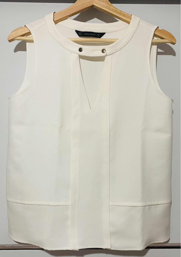 Musculosa Blanca Zara T. S