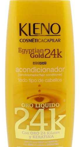 Kleno Egyptian Gold Acondicionador Brillo Y Proteccion 350ml