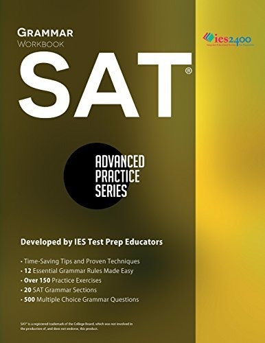 Book : Sat Grammar Workbook (advanced Practice Series) -...