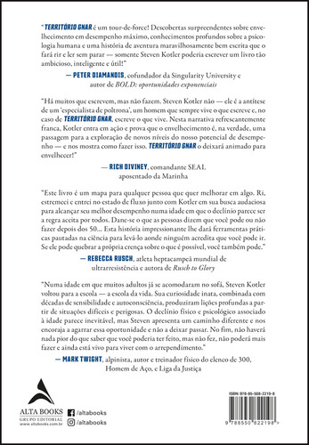 Livro Território Gnar Envelhecer E Continuar Radical de Kotler Steven Editora Alta Life Books Capa Mole Em Português 2024