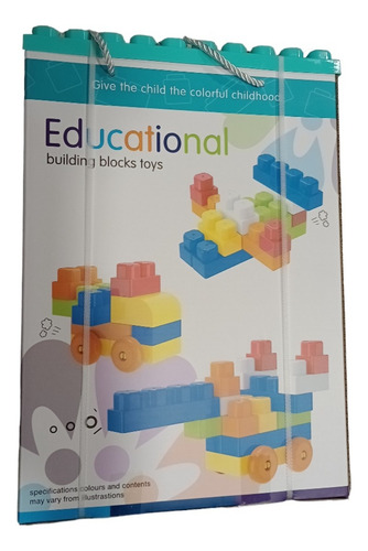 Bloques De Construcción Educativo Juguetes 80 Piezas Regalo