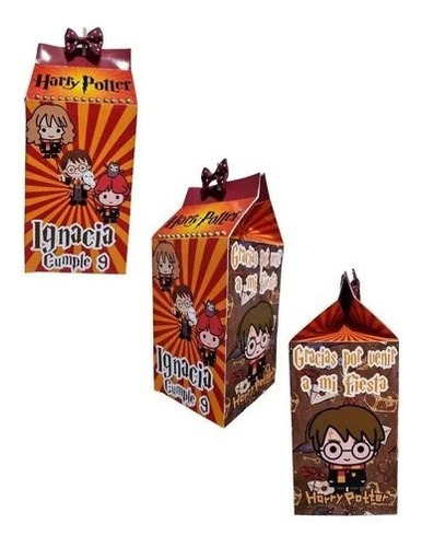 Cajas Para Dulces O Sorpresa De Cumpleaños Harry Potter