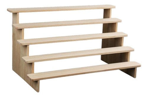 Estante De Exhibición De Madera Con Escalera De 5 Capas Xl