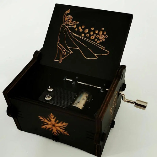 Caja Musical De Madera Frozen -
