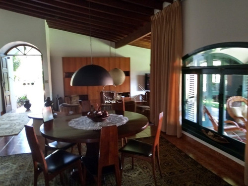 Imagem 10 de 30 de Casa Com 5 Dormitórios, Térrea, Com Piscina, Canil, 3 Salas, Jardim, Condomínio Malota Jundiaí - Ca00406 - 68431219