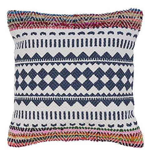 Lr Home Lr07353-mltiipl Boho Chevron Throw Pillow 18  X 18  