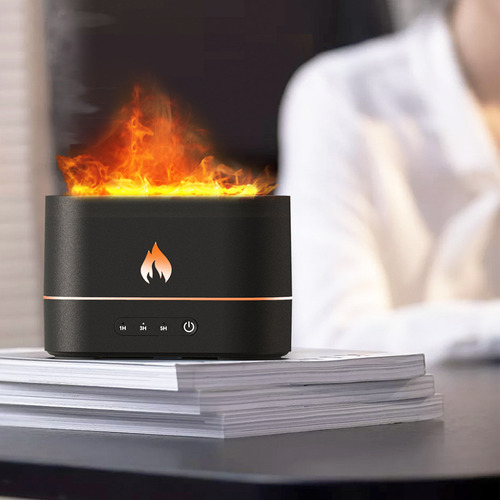 Humidificador De Llama Para Dormitorio, Difusor De Aceites E