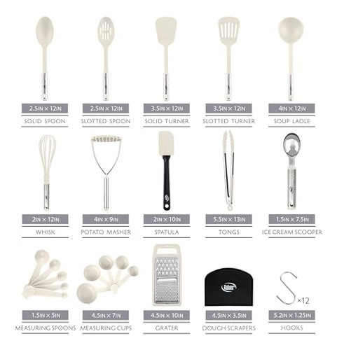 Juego De Utensilios De Cocina, Juego De 35 Utensilios De Coc