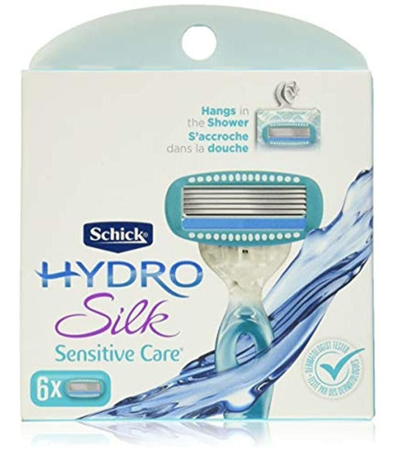 Schick Hydro Silk Sensitive Care Repuesto Para Hojas De Afei