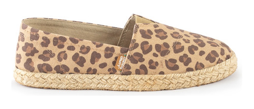 New Alpargata Yute Leopardo Beige