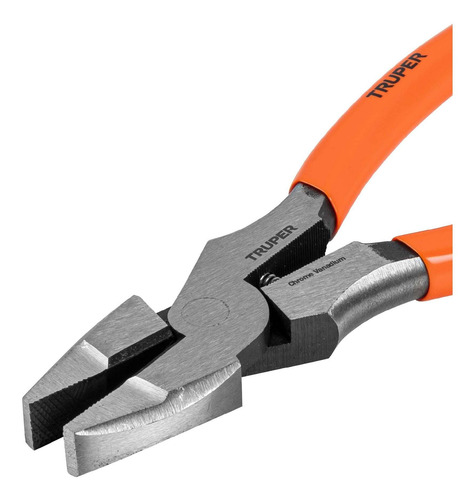 Pinzas Elecetricista 9´ Punta Plana Con Resorte Pvc 17328