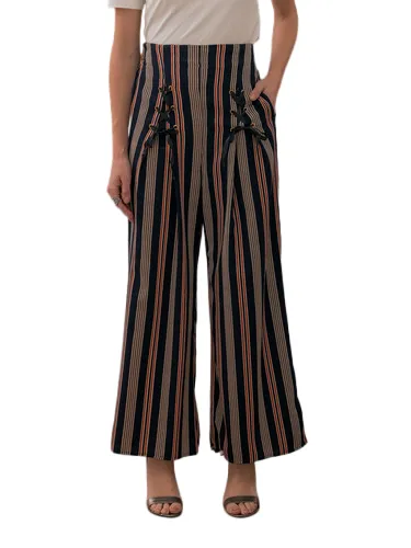 Calça listrada cheap mercado livre