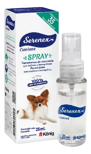 Serenex Spray Feromonas Para Perros X 25 Ml