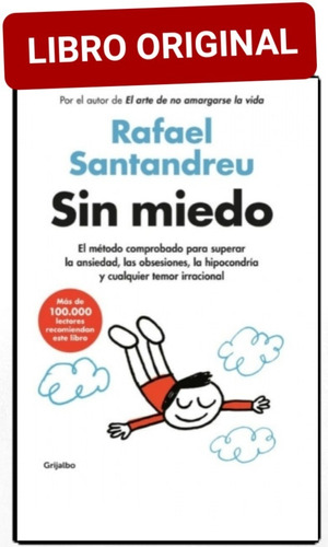 Sin Miedo  Rafael Santandreu ( Libro Nuevo Y Original ) 