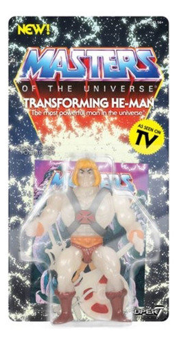 Boneco Motu Super 7 Transforming He Man Raro