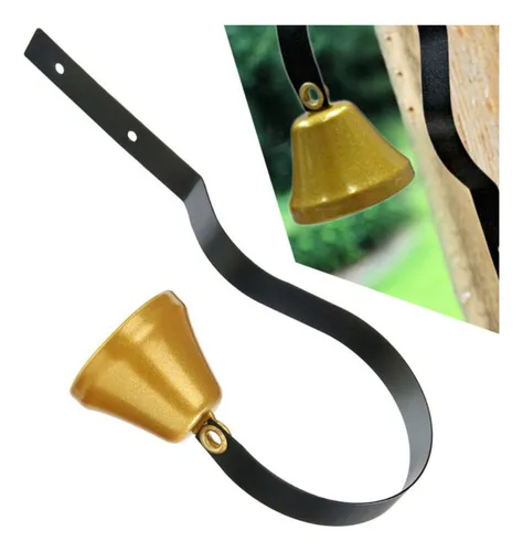 Campainha Retrô De Metal Shopkeepers Bell Montada Na Parede