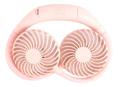 Ventilador de cuello deportivo portátil recargable Pink Structure