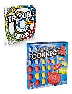 Paquete De Juegos Connect 4 And Trouble