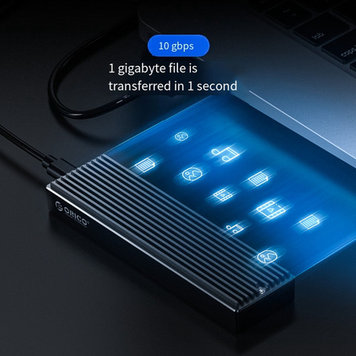 Estuche Ssd Nvme Orico M.2 Usb3.1 Gen2 C 10 Gbps Ssd Carcasa