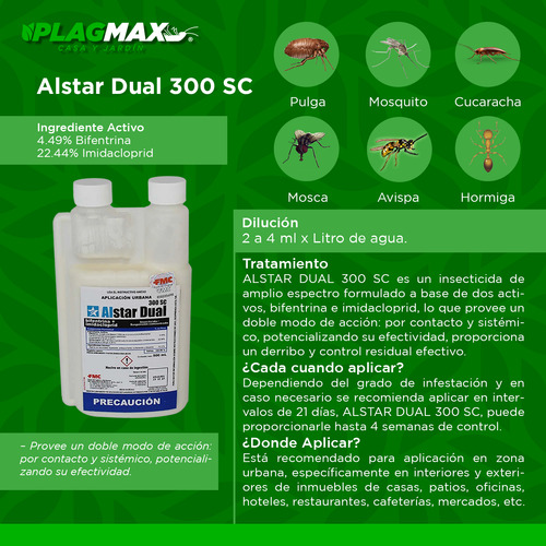 Alstar Dual 300sc - 500 Ml. Alacranes Chinches