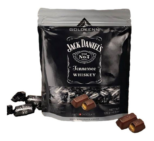 Bombones Chocolate Jack Daniels, 128 G, Duty Free
