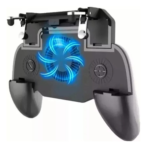 Gamepad Gatillos Ventilador Recargable Control Y Celular Sp+