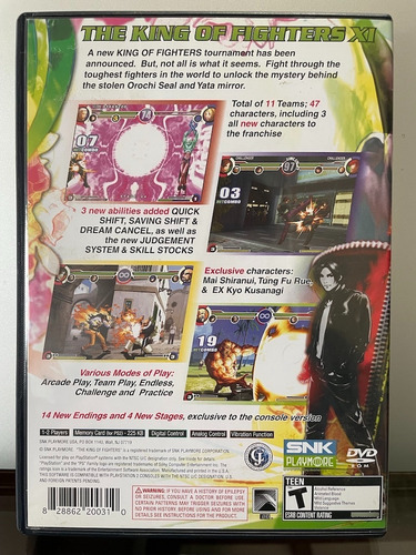 The King Of Fighters Xi (seminuevo) - Play Station 2 (Usado)