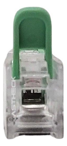 Conector Proauto, 221-2411, 2212411 Conector emenda inline xmenda 30pçs - 0.5-4.0mm 32a color azul verdoso