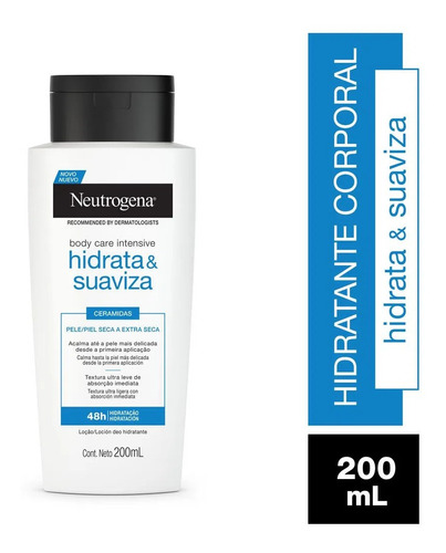 Imagen 1 de 1 de Crema Neutrogena Hidratacion Y Suavidad Pack 3 Unid 200cc 