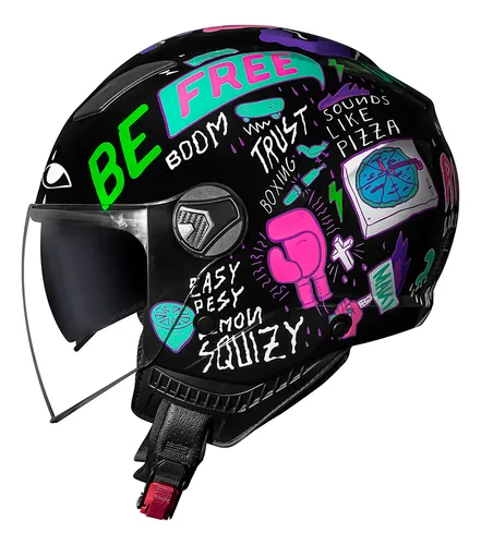 Capacete Feminino Norisk Orion Sv Free Preto Tamanho Do Capacete ...