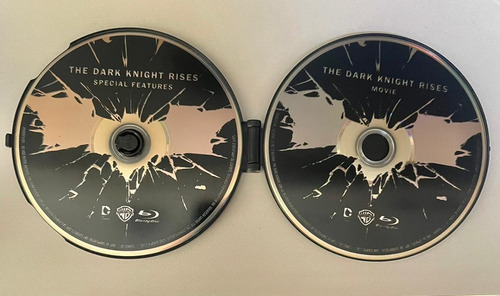 Batman The Dark Knight Rises Gift Set Mácara Quebrada Bluray (Usado)