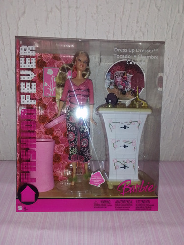 Barbie Fashion Fever Muñeca Y Mobiliario (Usado)