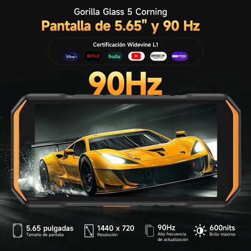 Celular Ulefone Armor X32 Pro 5g Dual Sim Rugged Phone 256gb Rom 8+8gb Ram 5.65 Smartphone Android 14 25mp Cámara De Visión Nocturna