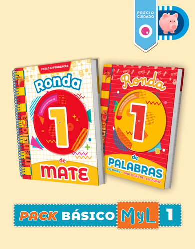Imagen 1 de 1 de Pack Básico Myl 1 Matemática Y Lengua - Estación Mandioca