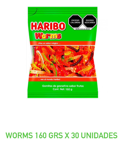 Gomitas Haribo 160 Grs X 10 Unidades Solo Envio