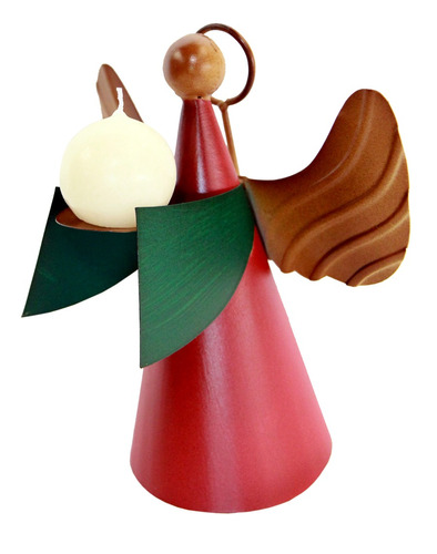 Anjo Decoração De Natal Artesanal De Ferro Rustico Enfeite