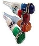 Kit C/ 4 Sinaleiro Led Lp14 Olho De Boi 110v Cores