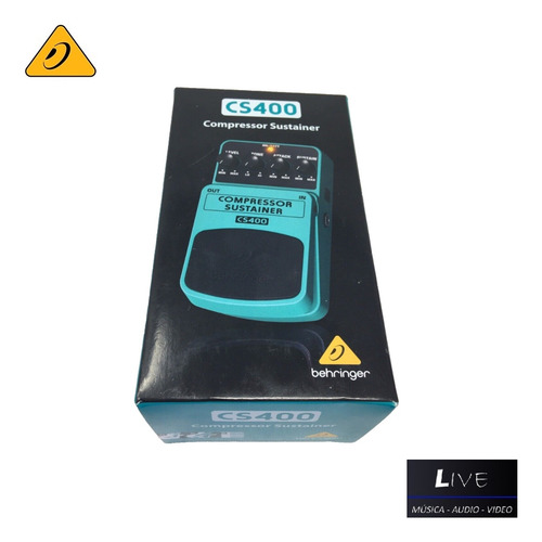 Cs400 Behringer Pedal Para Guitarra Compresor Sustainer