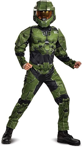 Disfraz Master Chief Halo Musculoso Importado De Usa