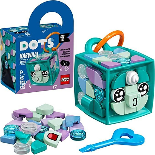 Producto Generico - Lego Dots Bag Tag Narwhal  Kit De Decor.